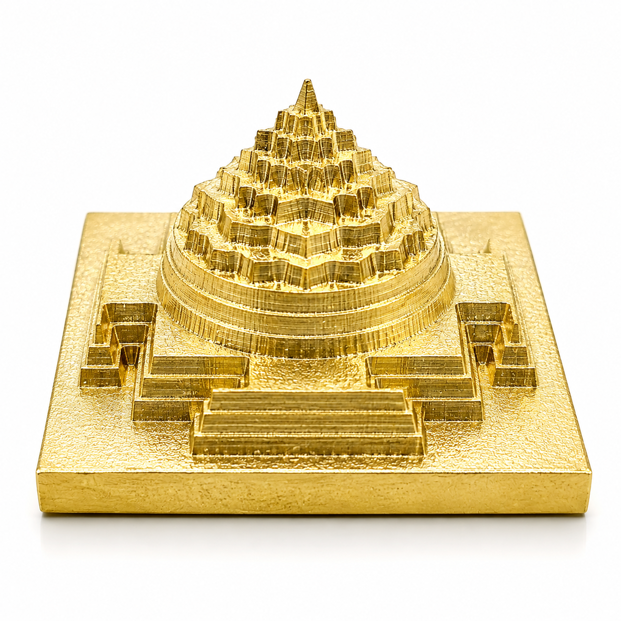 Maha Meru Shree Yantra 3D Meru Shree Yantra -Panchdhatu with Accurate Cutting