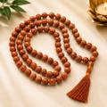 Natural Sun Stone 108 +1 Beads Mala / Rosary