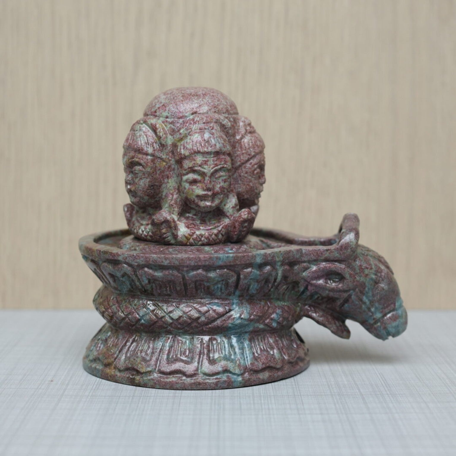 Ruby Kyanite Panchmukhi Shivling Approx 1500-2000gram(Attracts Prosperity & Success)
