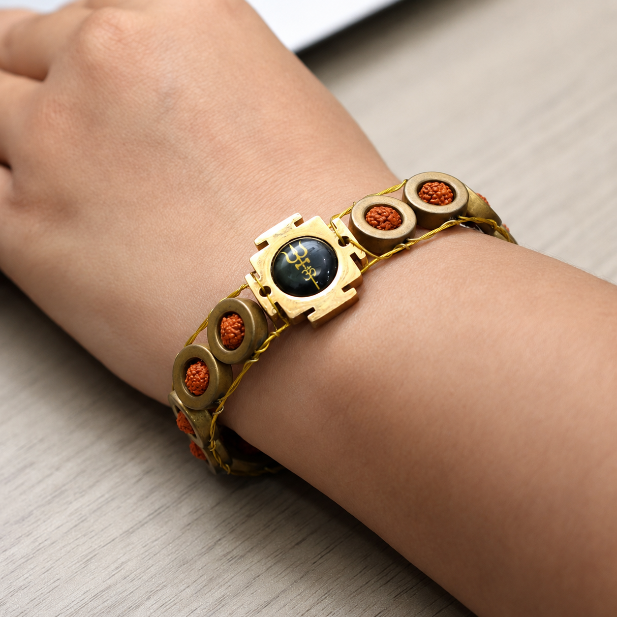 Light Up Divinity Rudraksha Bracelet