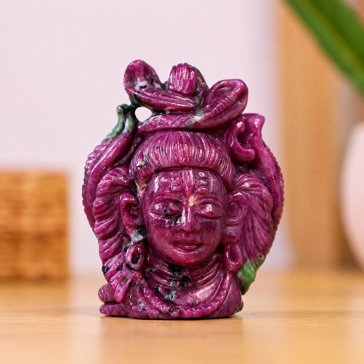 Shiva Idol 1 (Ruby) (Spiritual Growth & Protection and Positivity)