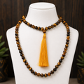 Tiger Eye Crystal Jaap Mala 108 Bead (8MM) (Confidence & Courage)