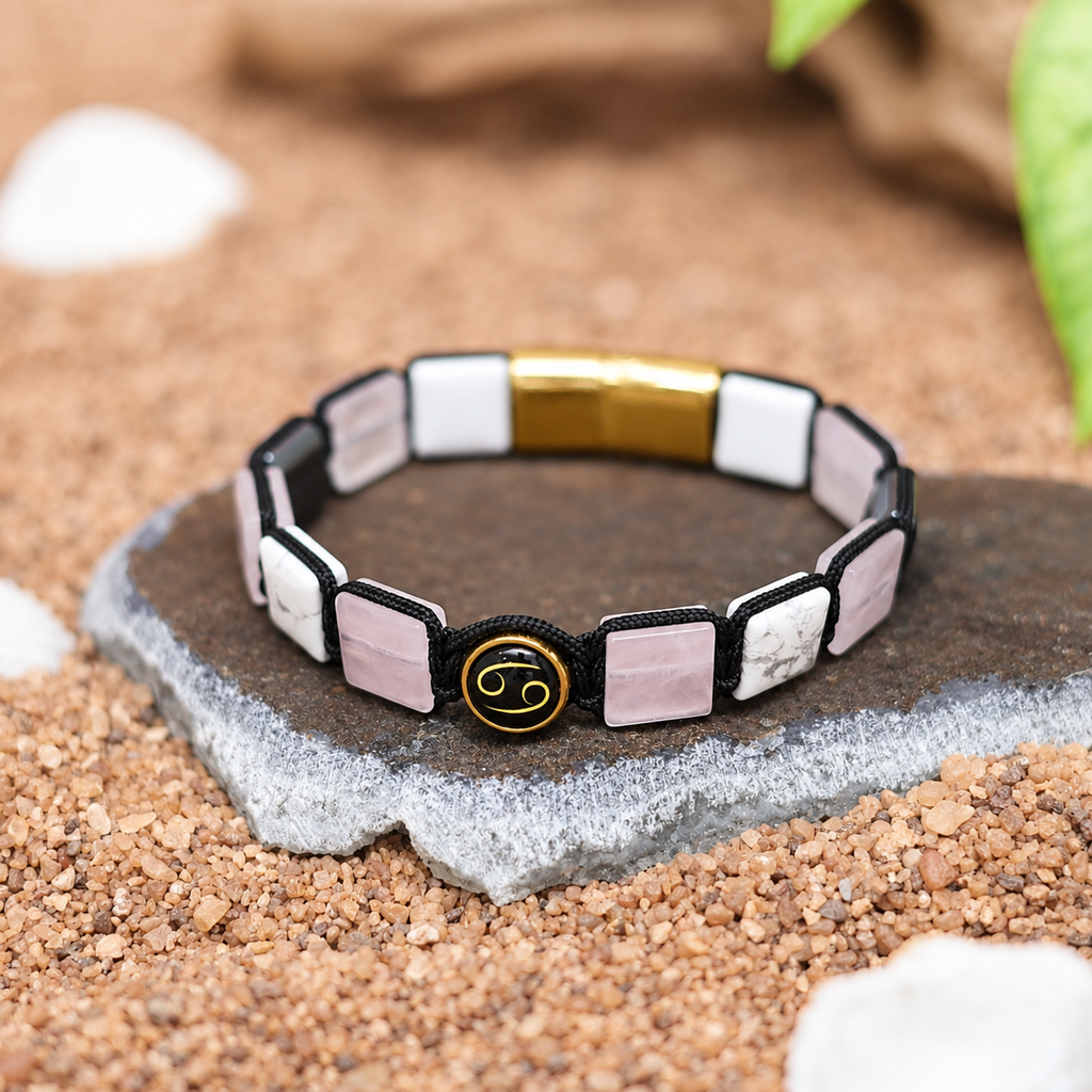 Cancer Serenity Zodiac Bracelet – Intuition, Love & Emotional Strength Ruled By Moon