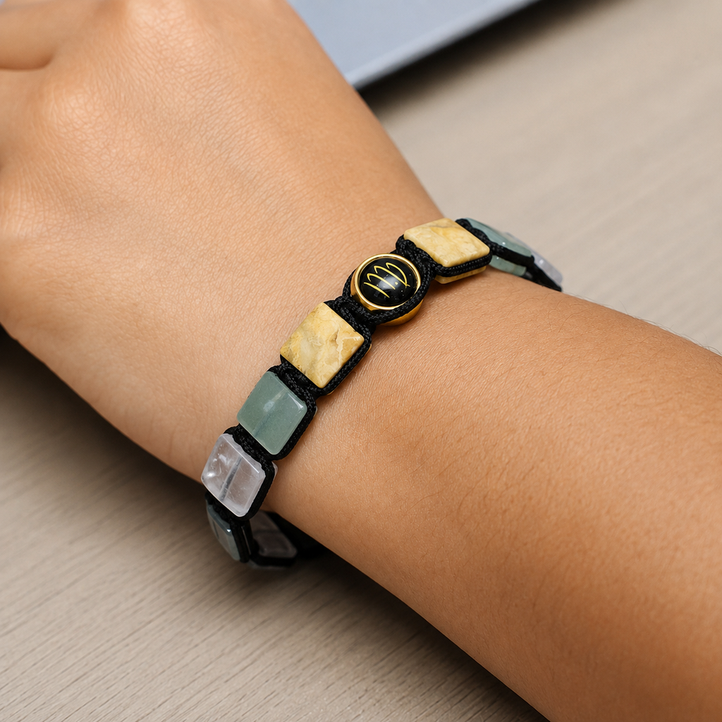 Virgo Zodiac Bracelet – Precision, Clarity & Grounded Wisdom Ruled By Mercury