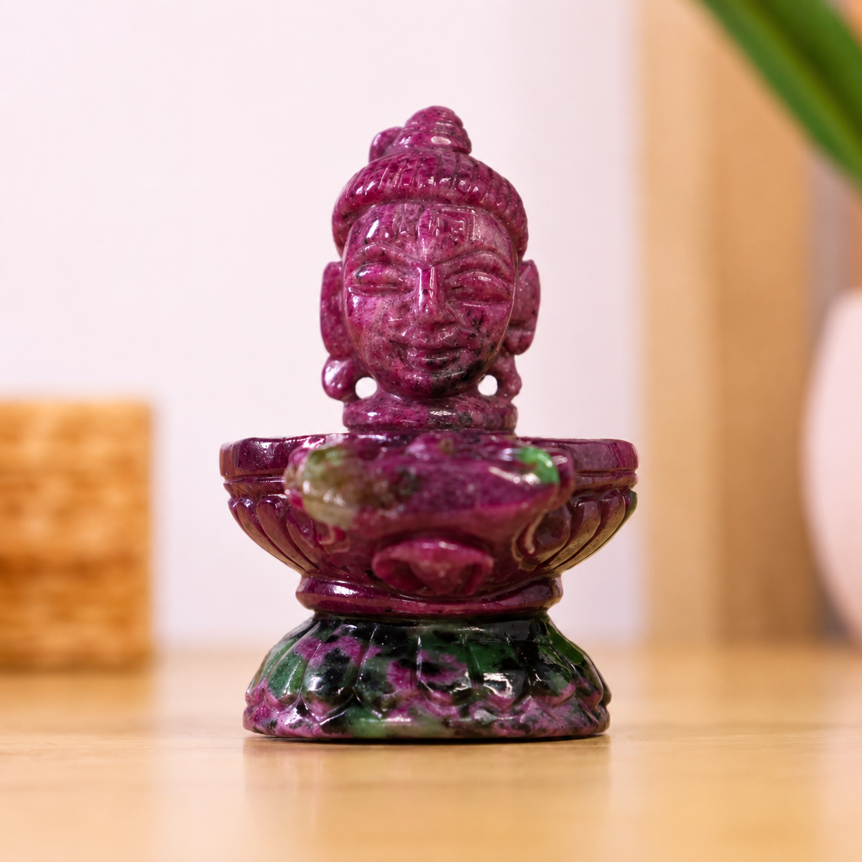Shiva Head Idol 3 (Ruby) (Spiritual Growth and Protection)