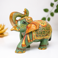 Green Aventurine Crystal Elephant 1000 to 1500 Gram Approx(Luck & Prosperity)