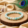 Amazonite Crystal Bracelet – 8 MM (Communication & self-expression)